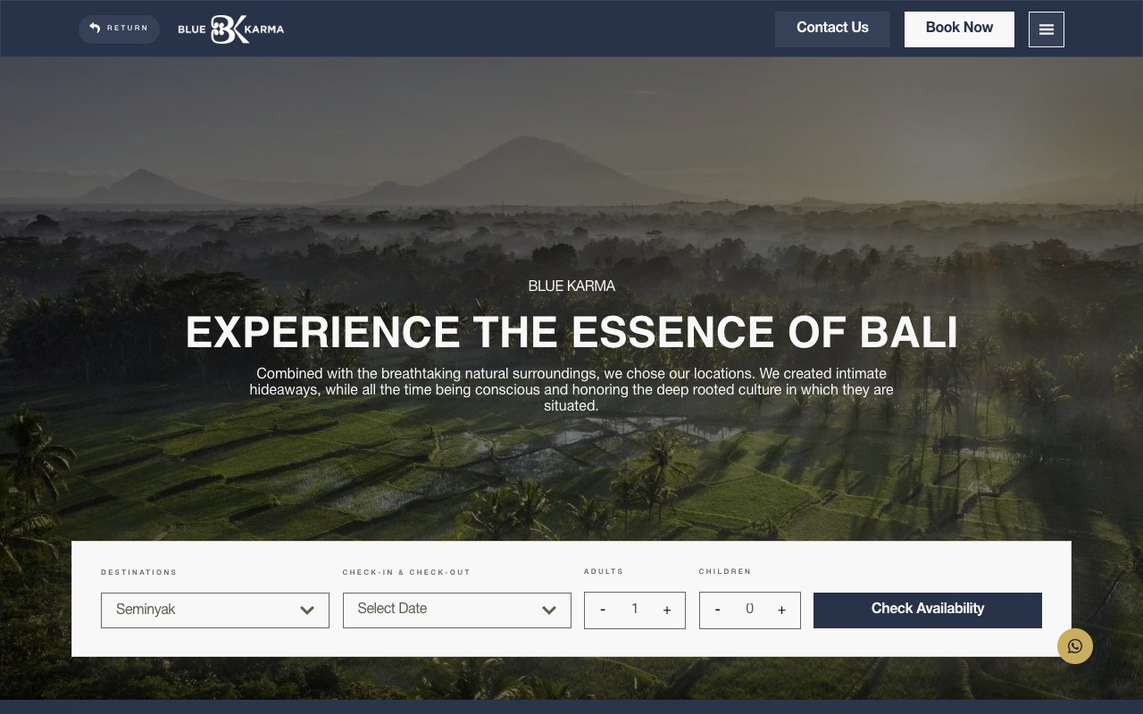 Blue Karma Group website